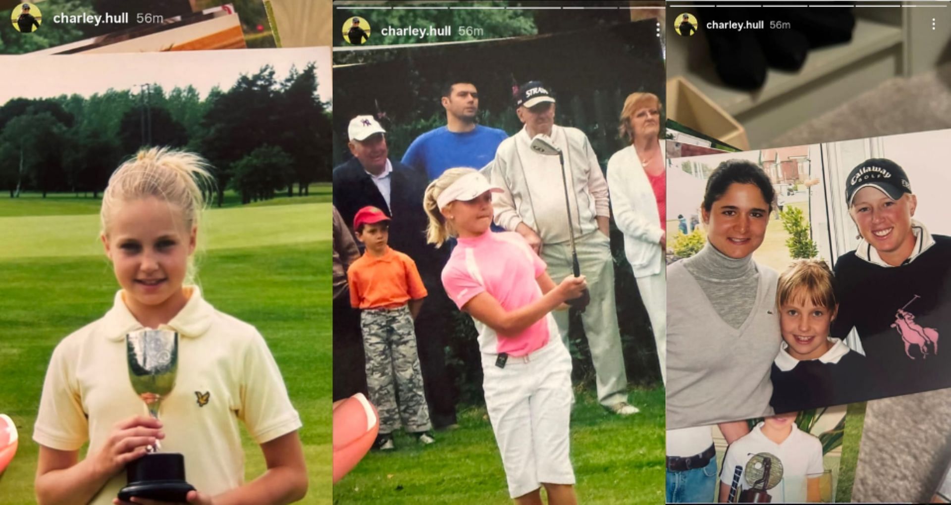 Charley Hull shares more throwback pictures from her early years (via @charley.hull)
